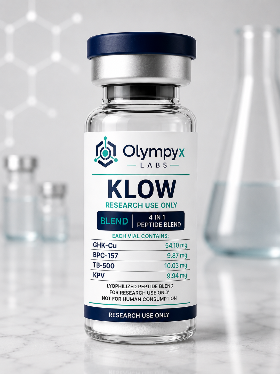 “KLOW” KPV | GHK-Cu | TB-500 | BPC-157