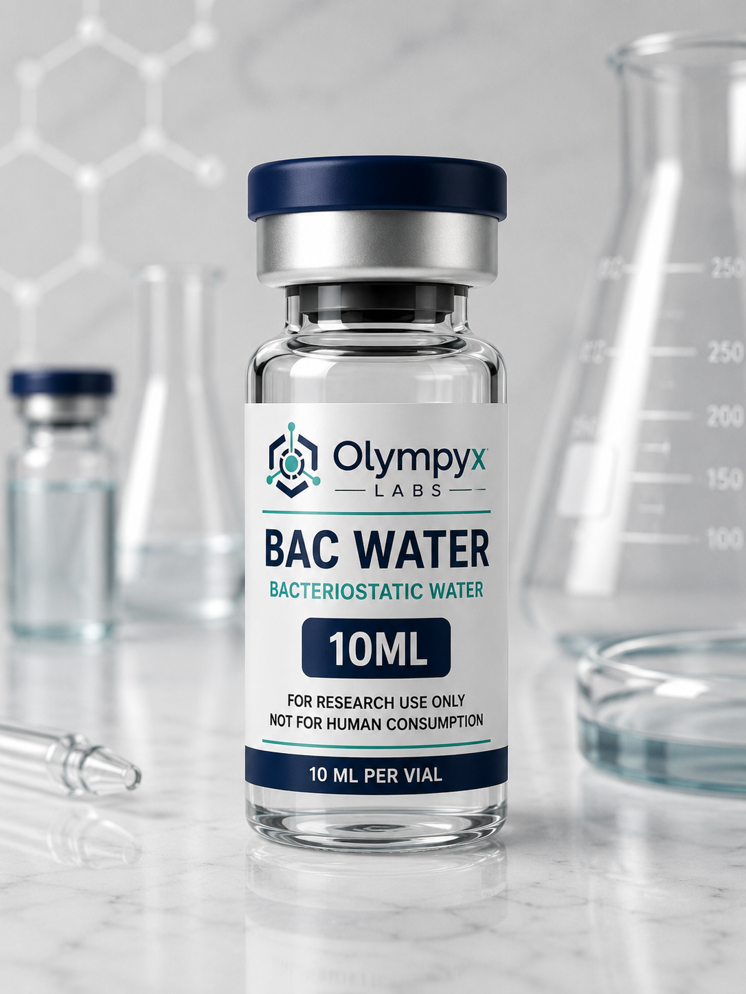 Bacteriostatic Water (BAC Water) 10ml – Olympyx Labs